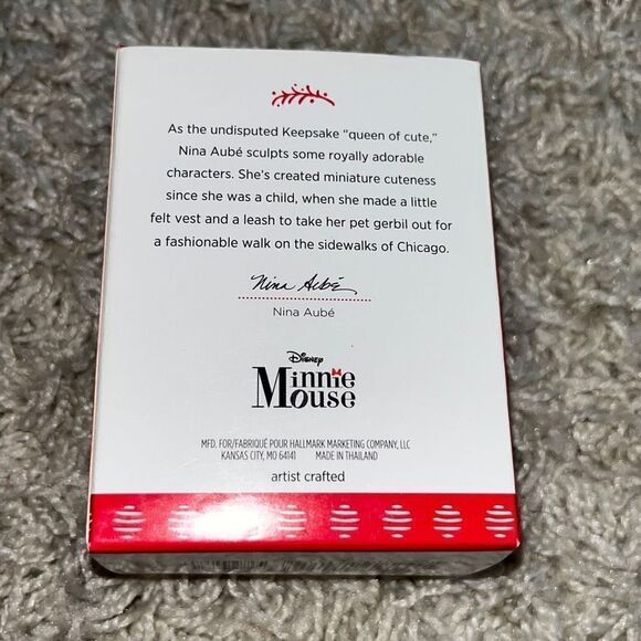 Hallmark Keepsake Ornament 2017 Disney Minnie Mouse Girl's Best Friend NIB - Picture 2 of 9